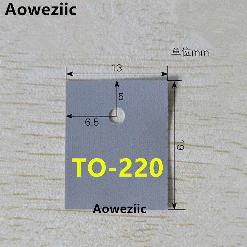 TO-220 TO220 TO-247 TO-3P Transistor Radiator Cooling Silicone Thermal Pad Film Card Heat Sink Sheet Insulation Gasket