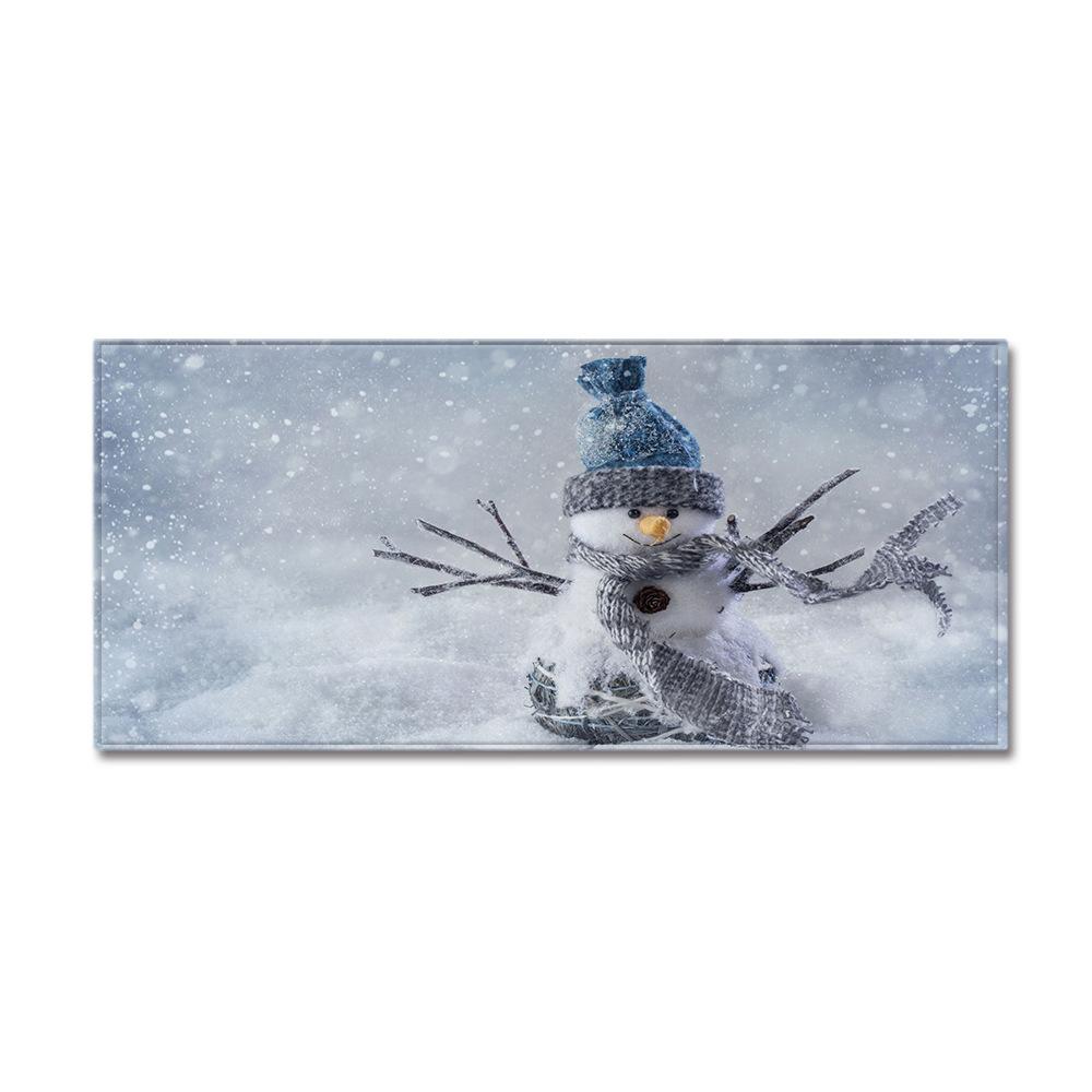 Christmas Kitchen Sand Carpet Doormat Long Floor Mat