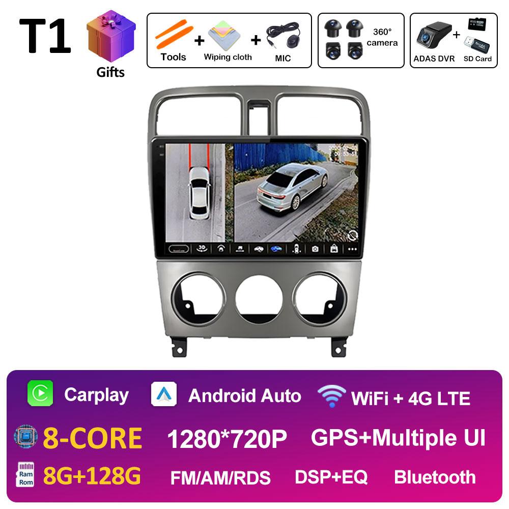 For Subaru Forester SG 2002 2001 2002 2003 - 2008 Wireless Carplay Android Auto Car Multimedia Video Player DSP Stereo Head Unit