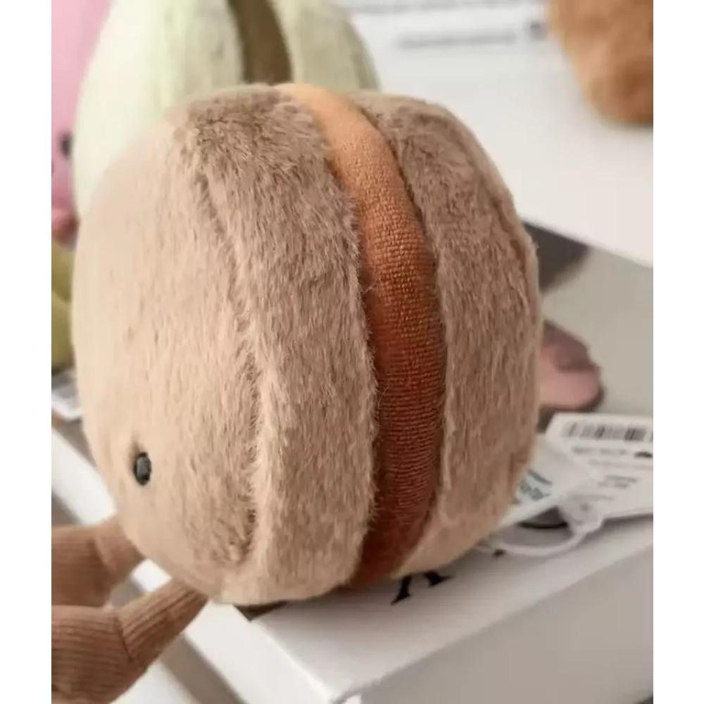 

Новый запас Jellycat Забавная десертная серия Макарон Пафф Клубничный тарт Keluli Игрушечная кукла Подарок для праздника/дня рождения девушки белый