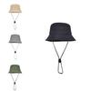 Outdoor Summer Fishing Hat With Sun Protection Waterproof Breathable Nylon For Hiking And Camping