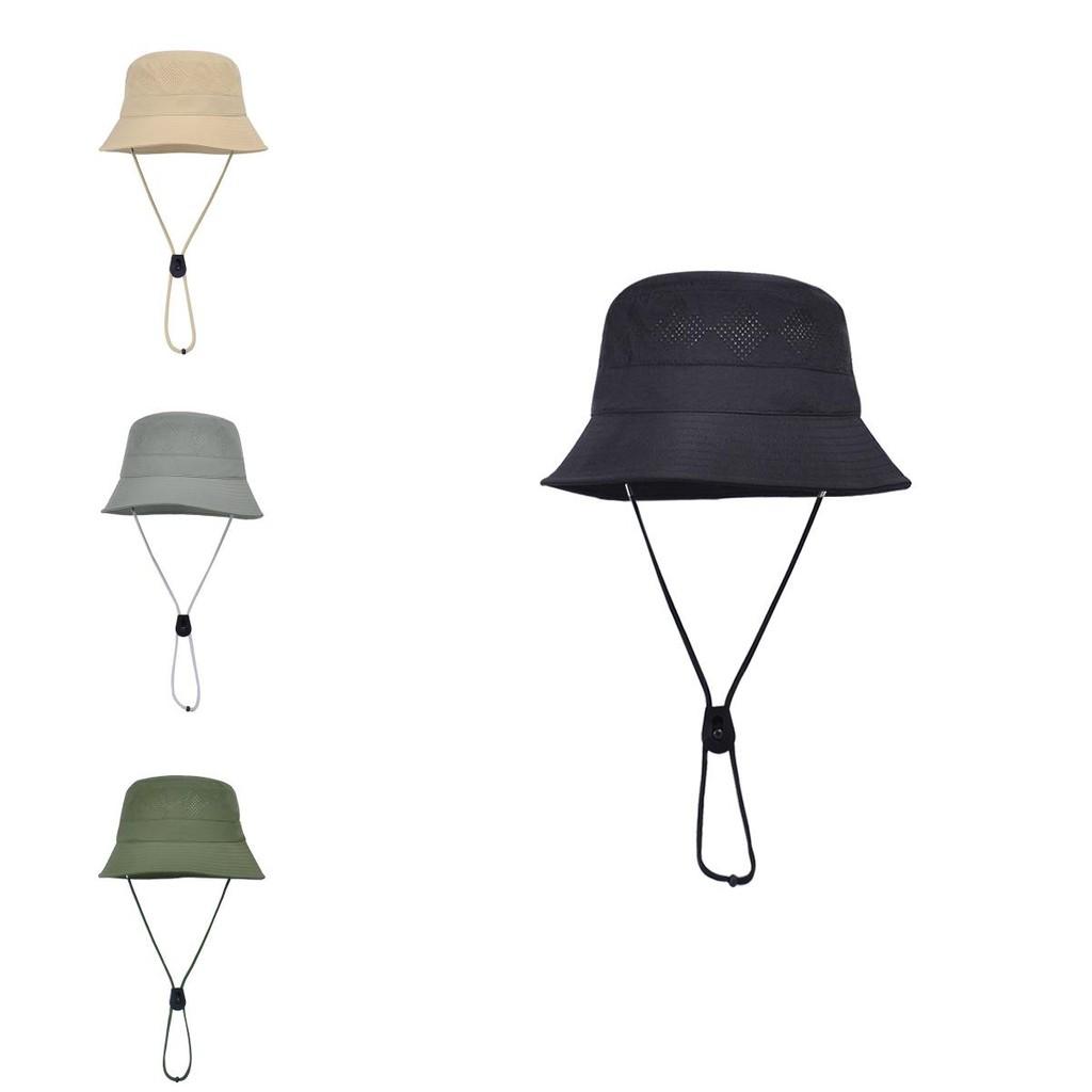 Outdoor Summer Fishing Hat With Sun Protection Waterproof Breathable Nylon For Hiking And Camping