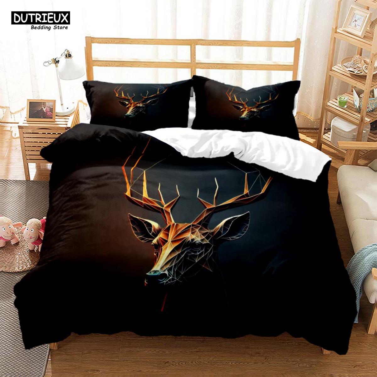 

Comforter Elkgod Of Luckpersonalized Bedding Customizable Soft And Comfortable Comforter Bedding Sets Bedding Set Luxury Comforter (quilt)-EU Single(135*200cm)3pcs