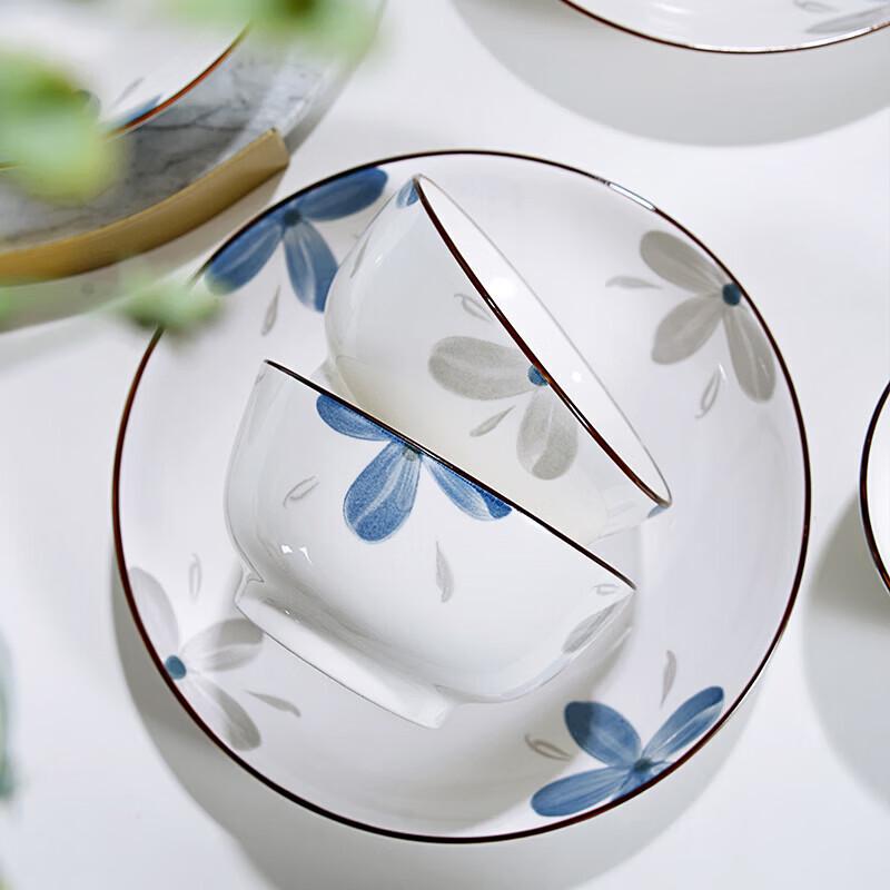 Tang Hui Retro Chinese Ceramic Dinnerware Set