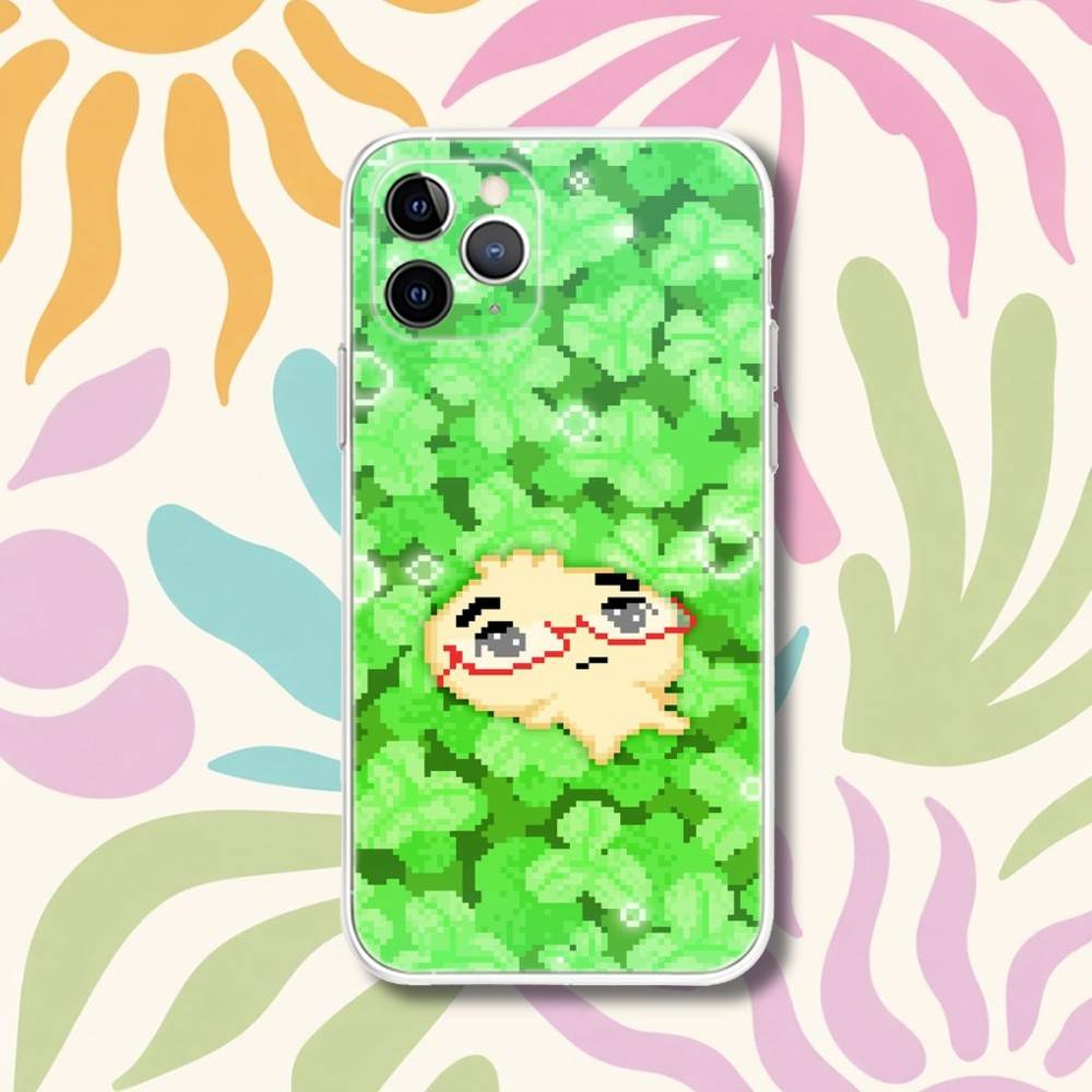 

Korean G-Glasses Dumpling Phone Case For iPhone 17,16e,16,15,14,13,12,11 Mini Pro Max X,XR,XSMAX 8,7 Air Plus Transparent Soft iPhone17Promax