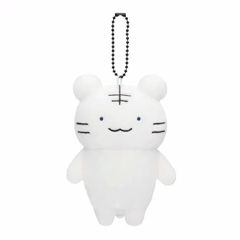 

Качество Премиум Плюшевый Белый Тигр Черный Тигр И Зайчик Доктор Мультяшное Животное Подарок Брелок White Tiger Pendant