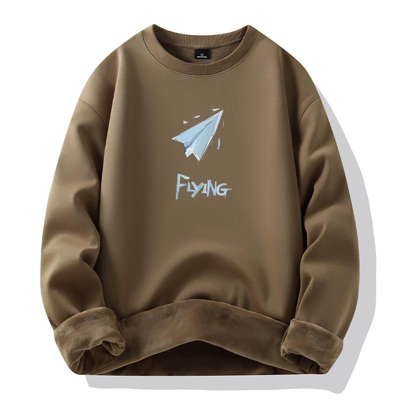 New Cotton Thickened Loose Men's Jacket Fashion Hoodie Trend Sweatshirt Tops