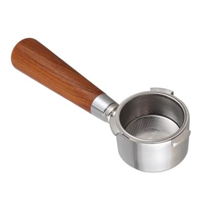 Kaffeefilterhalter ohne Boden 51mm Ersetzen Sie den Holzgriff