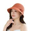 2026 new knitted basin hat women's summer thin breathable sun hat elegant middle-aged and elderly fashion versatile mother hat