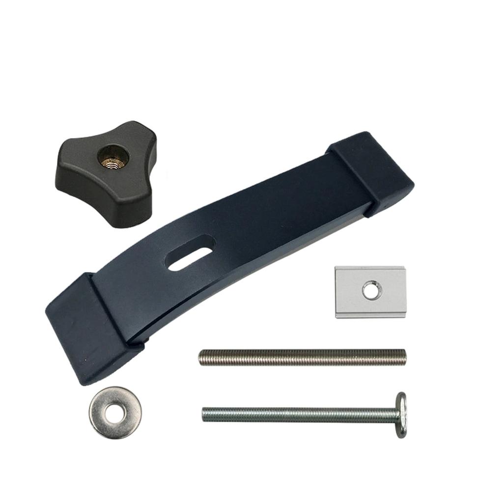 M11KT-Track Hold Down Clamp With T Bolts Silder Aluminum Alloy Woodworking Clamps For Routers Drill Presses Table Saw