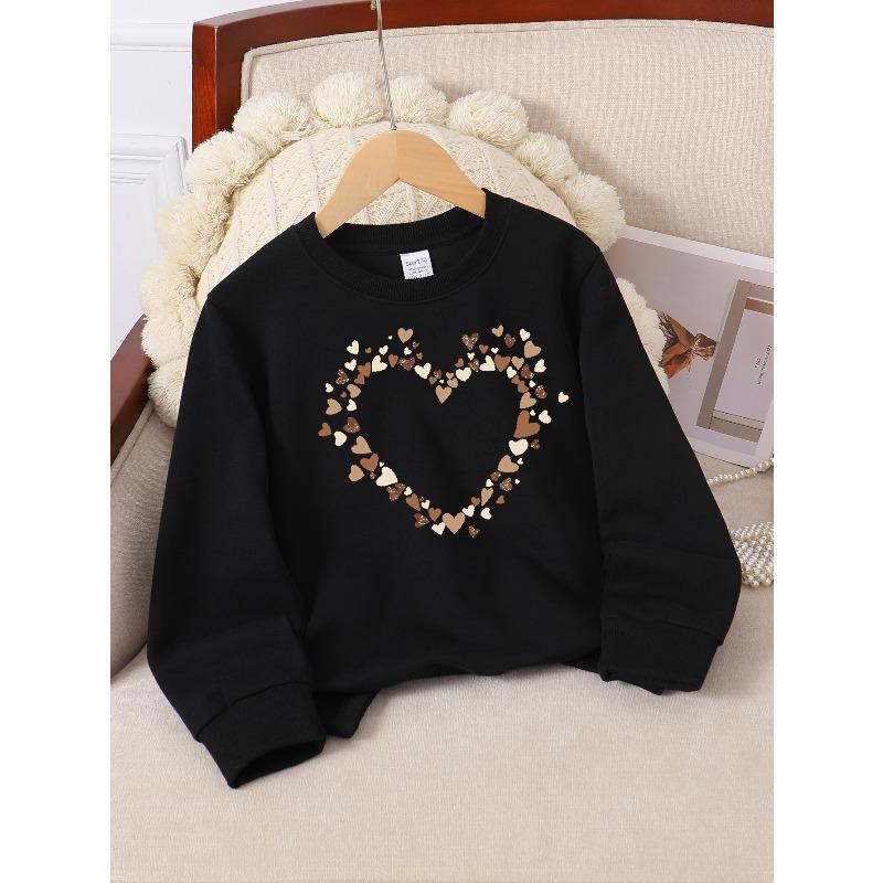 Kids Sweatshirt Crew Neck Fashion Sweatshirt, Autumn and Winter Top, Children's Long Sleeved T-shirt, Casual