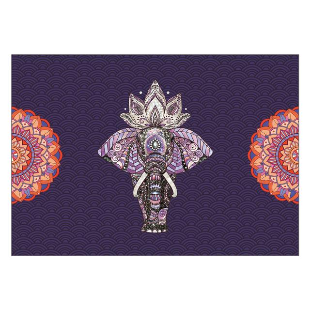 Entrance Door Bohemian Mandala Pattern Carpet Non -Slip Bath Mat Soft Living Room Bedroom Decorative Carpet Mat For Children