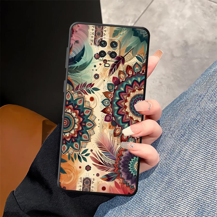 Case for Xiaomi Redmi Note 14 14C 13 Pro Plus 12 11 9 8 7 10 A1 A4 A5 A3 K80 12C 13C Phone Cover A1 K40 A2 Retro Floral Pattern