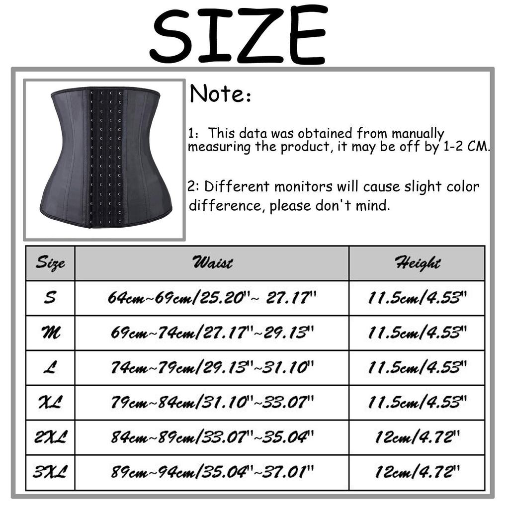 Short Torso Corset Waist Trainer Latex Body Shapewear Women Tummy Shaper Belly Sheath Sllimming Belt Modeling Strap Weight Loss
