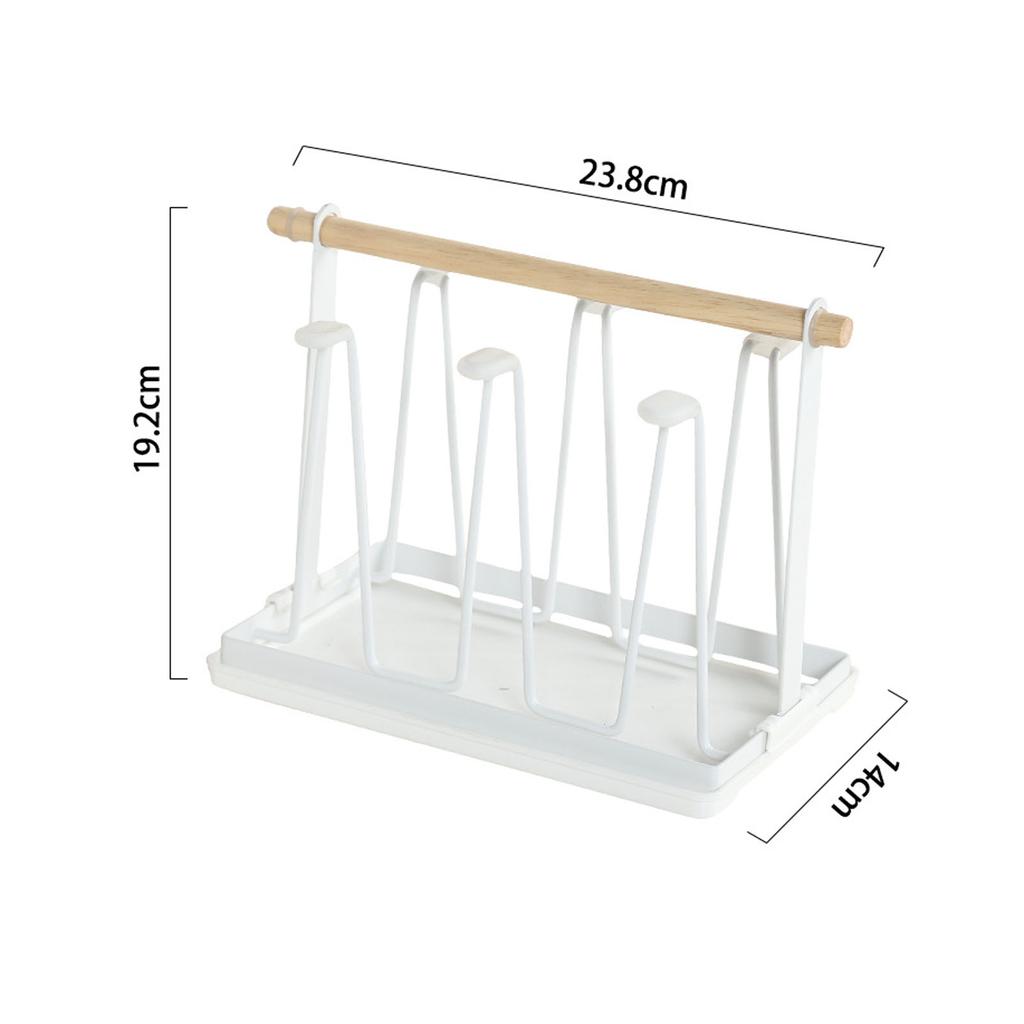 Kitchen Drain Cup Holder Portable Multifunctional Water Bottle Drying Drainer Rack for Living Room