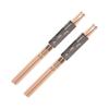 4PCS Maple Wood Drumstick Replacement Non Slip Comfortable Grip Round Tip Drum Sticks