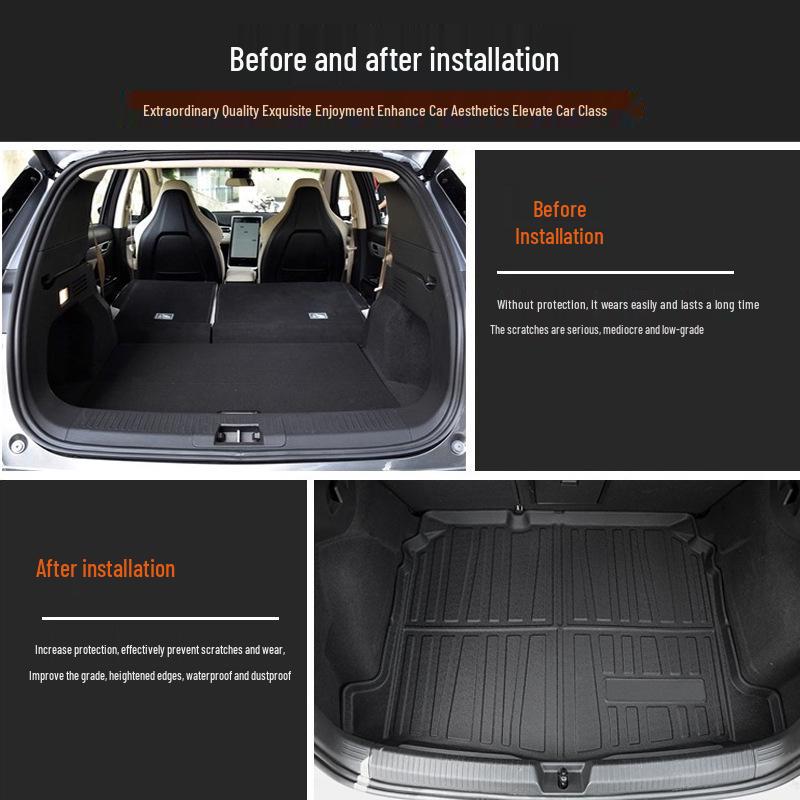 Foldable TPE Trunk Mat: Waterproof & Odorless for Xpeng G6/G7/G9/M03/P7+
