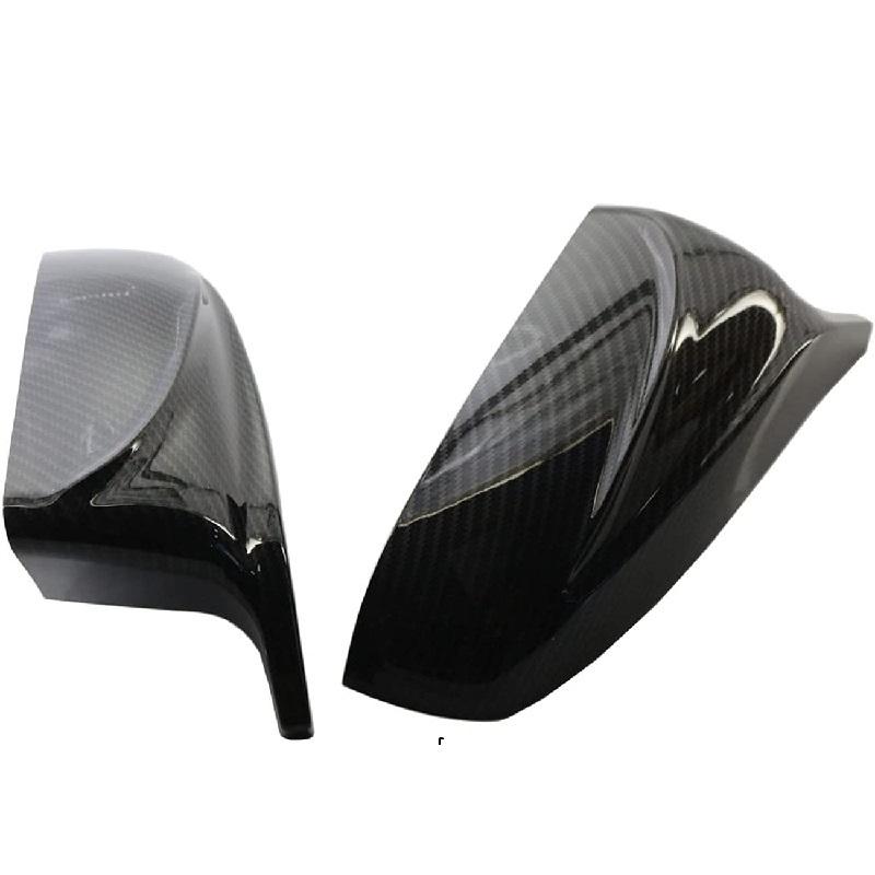 For BMW X5 X6 E70 E71 2007 2008 2009 2010 2012 2013 M Style Side Mirror Caps Cover ABS Carbon Fiber 51167180725+51167180726