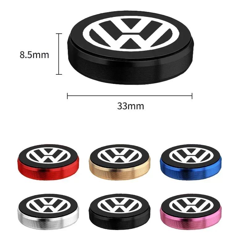 VW GTI GOLF 2026 Hot For VW VOLKSWAGEN Round Magnetic Mobile Car Phone Holder For Volkswagen VW Jetta Polo T4 T5 T6 Sharan Touar