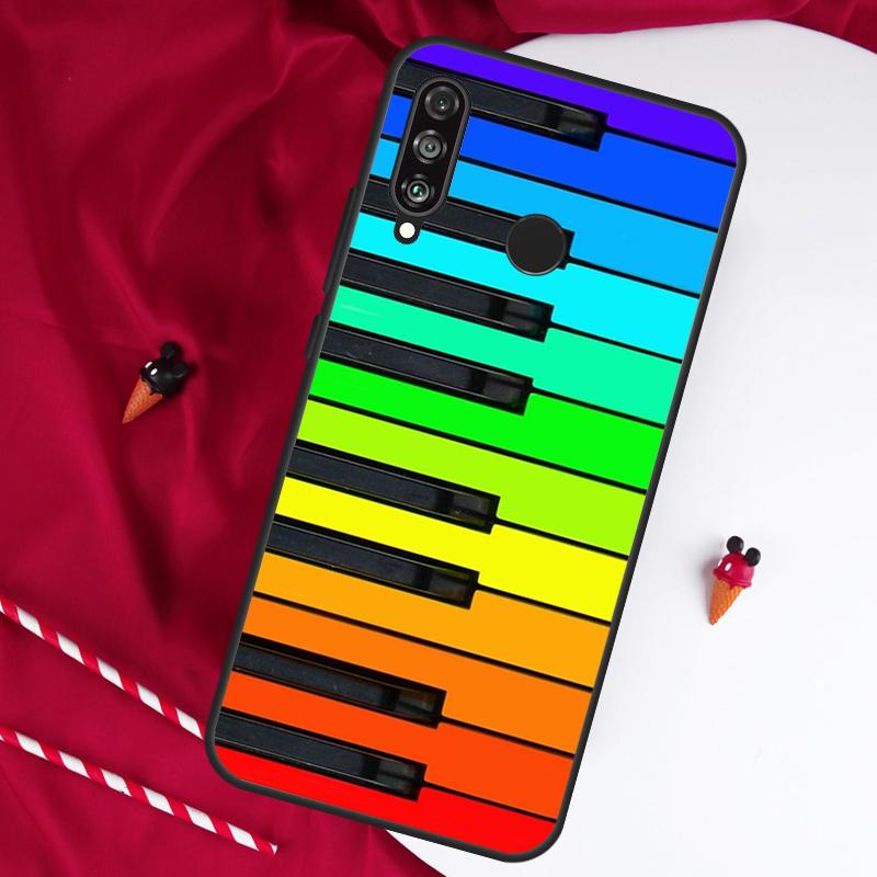 Klaviertasten Musikalisch Für Huawei Nova Y61 Y91 Y90 Y70 Y60 Y72 12s 12i 11i 7i 8i 9 10 SE P60 Pro P30 P40 Lite Hülle