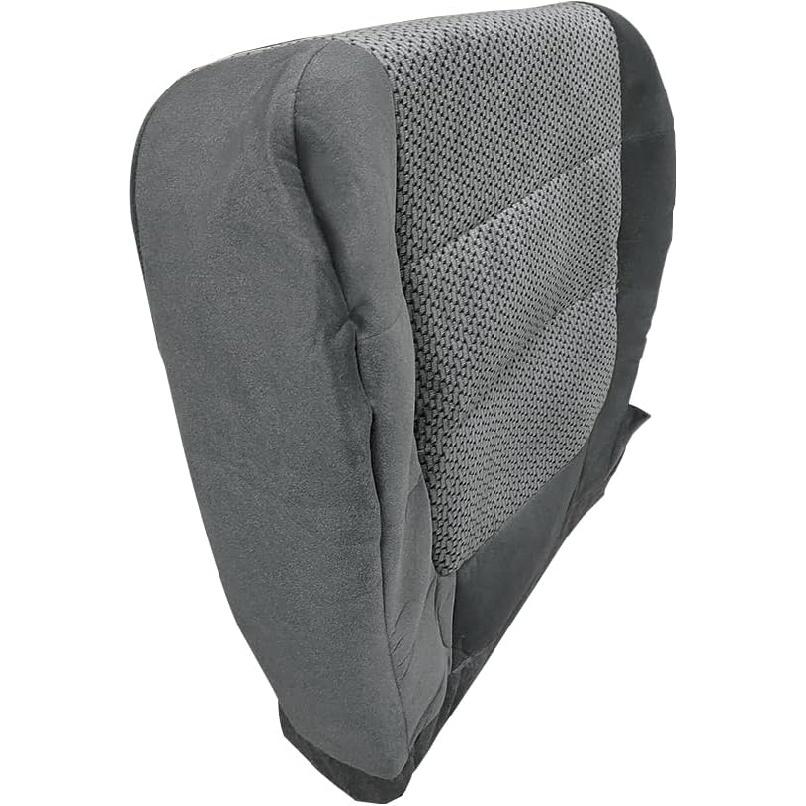Gray Driver Side Bottom Replacement Cloth Seat Cover Fit for Ford F150 XLT 2001 2002 2003