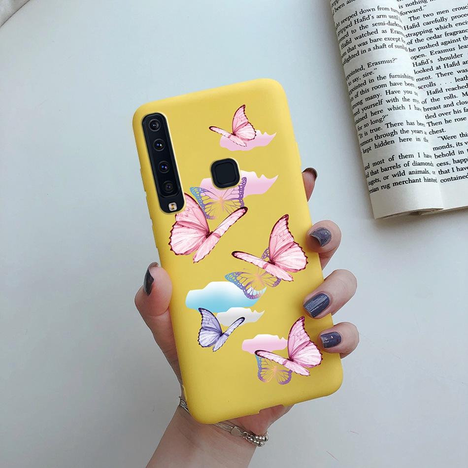 Flower Phone Case For Samsung A9 2018 A920 SM-A920F Back Cover Silicone Painted Soft Fundas for Samsung Galaxy A9 A 9 2018 Cases