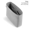 Inserto per Borsa in Feltro Borsa Supporto Organizzazione Fodera Portamonete Contenitore Organizer Portatile per Per Evelyne 16/29/33