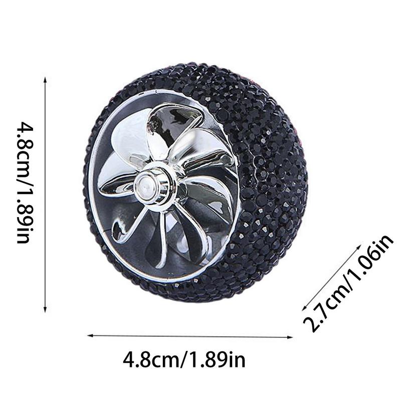 Difuzor Aromaterapie Auto Nou Strassuri Odorizante Aer Camion Ieșire Aer Odorizant Aer Design Ventilator Rotativ Cadou Crăciun