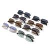 2025 Square Rimless Sunglasses Women Classic Fashion Travel Casual Metal Sun Shades Brand Designer