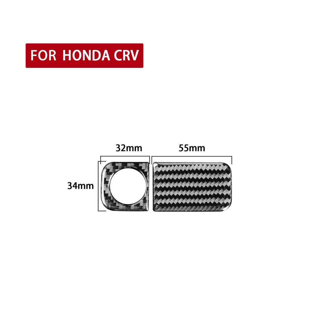 For Honda CRV 2007-2011 Car Glove Box Switch Decoration Sticker Decal Cover Trim Auto Accessories Carbon