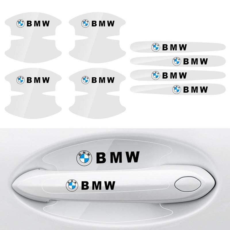 2026 Hot 8Pcs/set Car Stickers Door Handle Bowl Scratch Protective Sticker For BMW X1 X3 X4 X5 E46 E90 F20 E60 E39 F10 M1 M2 M3 M5 M6 E87 Jdsg40