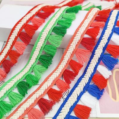 100cm Colorful Ethnic Style Tassels and Lace for DIY Handmade Color Matching Pendants with Accessories