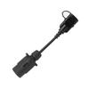 7 Pin to 4 Pin Trailer Adapter for European to US Vehicles: Tow Hitch Light Converter Plug