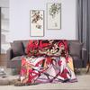 2025 H-Hazbin Hotel Charlie Cartoon Flannel Blanket  Warm Throw Blanket for Bedroom Picnic Print Bedspread Sofa Bed Cover
