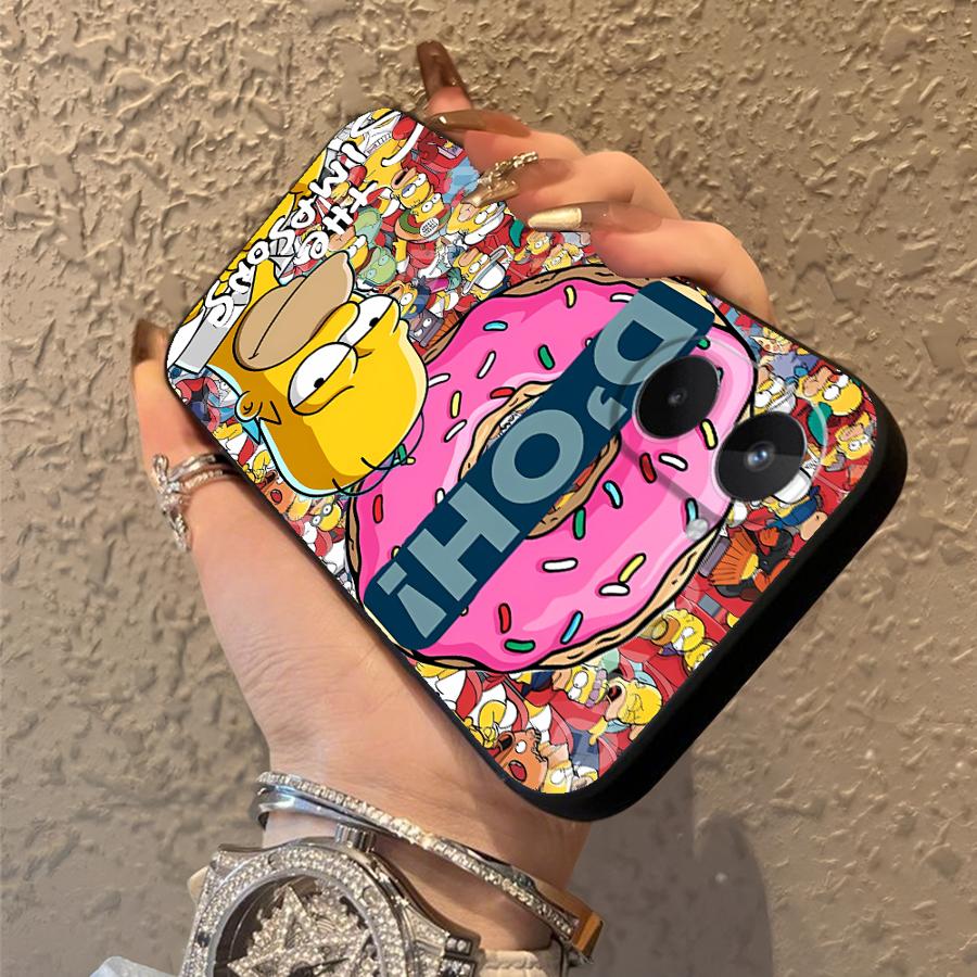 The S-simpsons Phone Cover Case for Realme C21 Nazro 50 50i P3 Ultra 11 Pro C33 C35 C53 C55 12 14 GT Master Neo2 C25 C15 C12