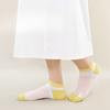 Ship Socks Women's Pure Cotton Thin, Shallow, Antibacterial, Deodorizing, Sweat-absorbing, Breathable, Color-blocking Casual Short Socks