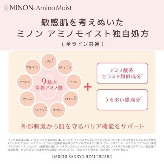 Minon Amino Moist Medicinal Acne Care Lotion 150 mL Sensitive Skin Combination Moisturizing Toner Refreshingly Hydrating Prevents Roughness Quasi-Drug
