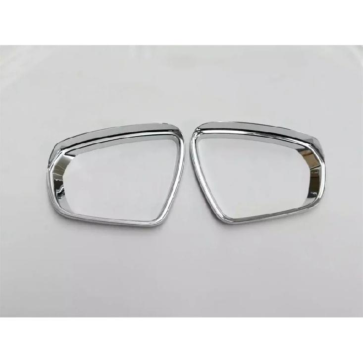 For Citroen C5 Aircross 2017 2018  ABS Chrome Rearview Mirror Rain Eyebrow Sunny Visor Frame Cover Car Styling Accessories