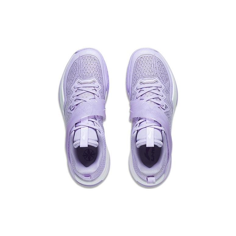 Li Ning Blade 3 Team Durable Breathable Low-Top Basketball Shoes Men Sneakers Light-Purple ABAS095-2
