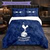Tottenham Hotspur 3-delige Beddengoedset Zachte Dekbedovertrekset met Kussenslopen Bedrukte Slaapkamer Decoratieset voor Thuis