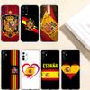Spain Flag Transparent Phone Case for Motorola Moto E22I E22S E22 E32 E40 E7 E7I G Plus Power Play Stylus G22 G14