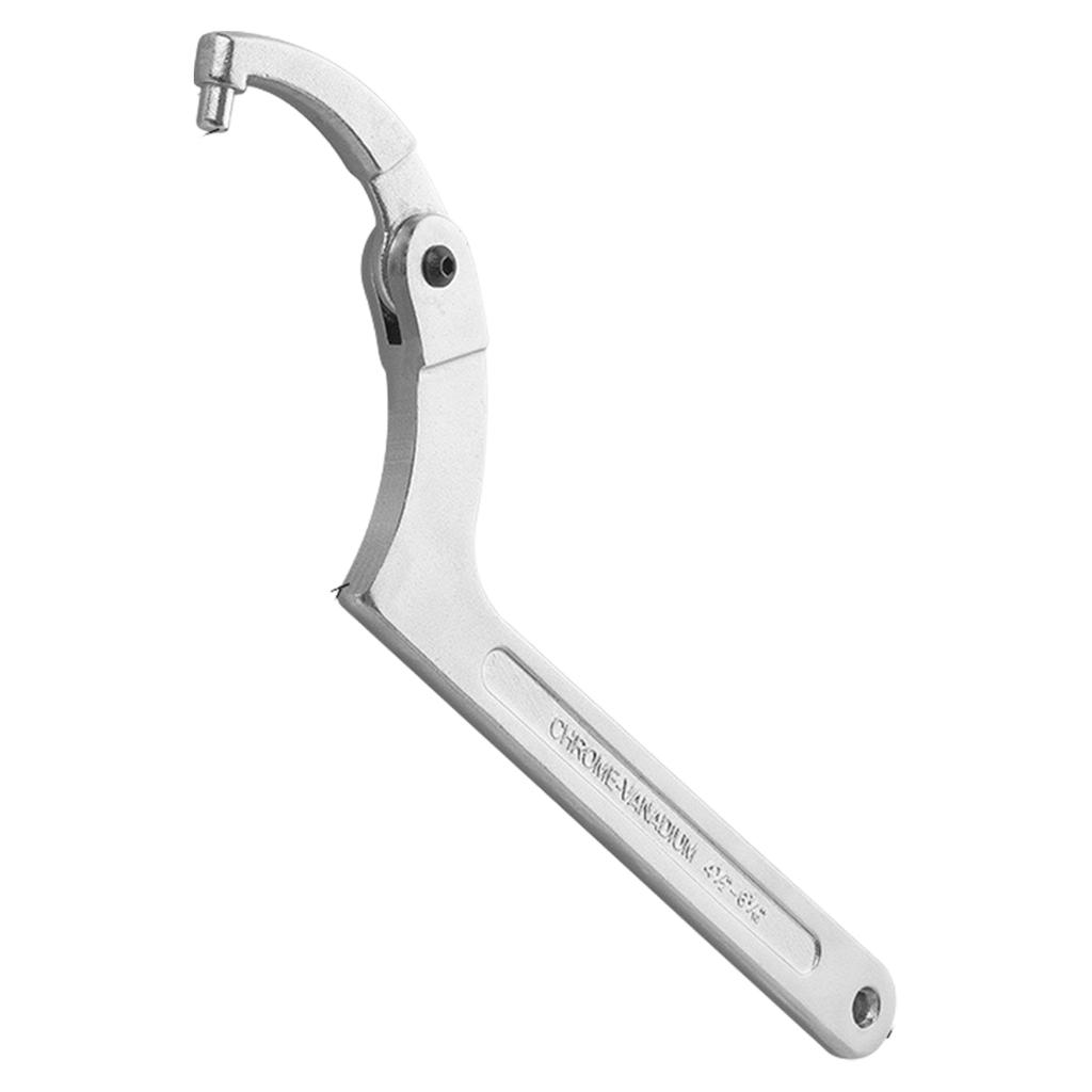 Adjustable Hook Wrench 19-51mm/32-76mm/51-121mm/115m-170mm C Hook Wrench Stainless Steel Hook Wrench Joint Hook Wrench