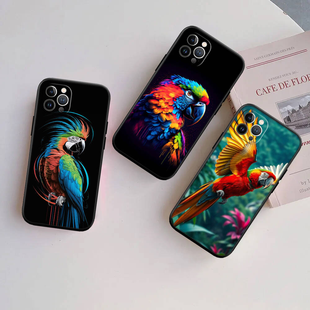 Parrot New Phone Case for Samsung S20 S21 S22 S23 S24 FE Ultra Plus Lite S21S A07 A17 A36 A37 A55 A57 F06 F16 M06 M16 M56