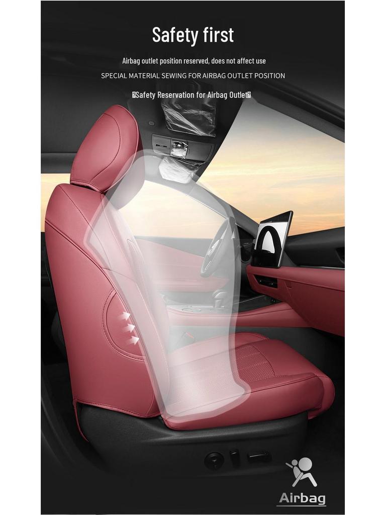 Breathable Leather Seat Covers for 2026 Altima, Full Surround All-Season Cushion