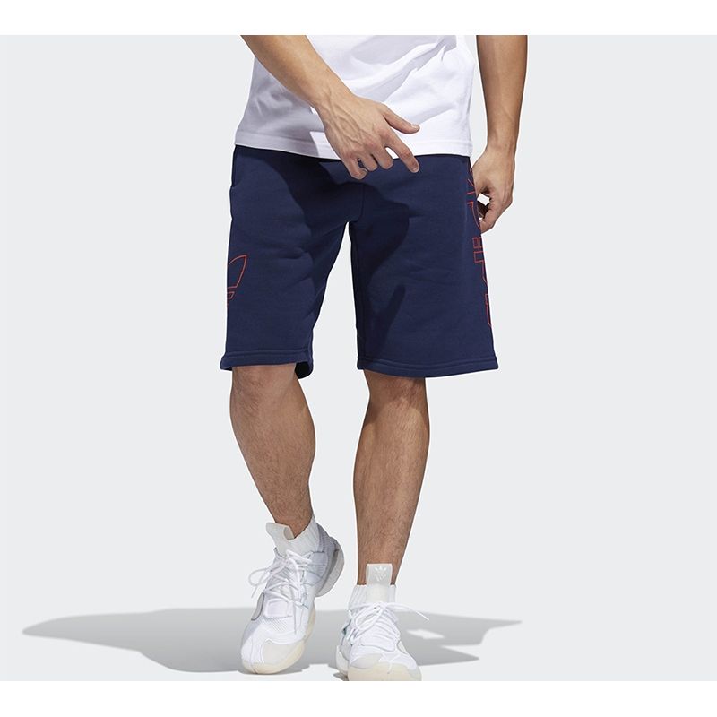 Adidas Originals Trefoil Ft Otln Sports Casual Shorts Men Shorts Blue DV3273