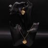 Islam Flower Stainless Steel Jewelry Sets for Women Gold Color Necklace Set Jewelry eensemble de bijoux en acier inoxydable luxe