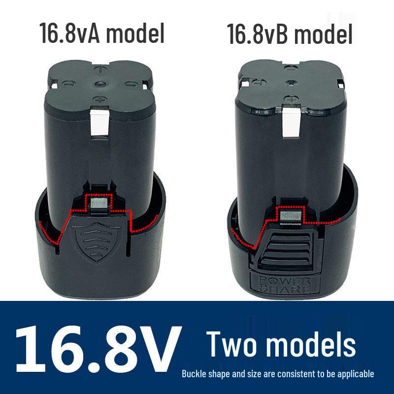 12V/16.8V Electric Drill Charger & Lithium Battery Kit - Compatible with Power Drills and Electric Screwdrivers