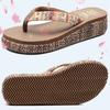 Hausschuhe Damen Sommer Street Style High Beauty Dicke Sohlen Anti-Rutsch Mode Slope Heel Flip-Flops Damen