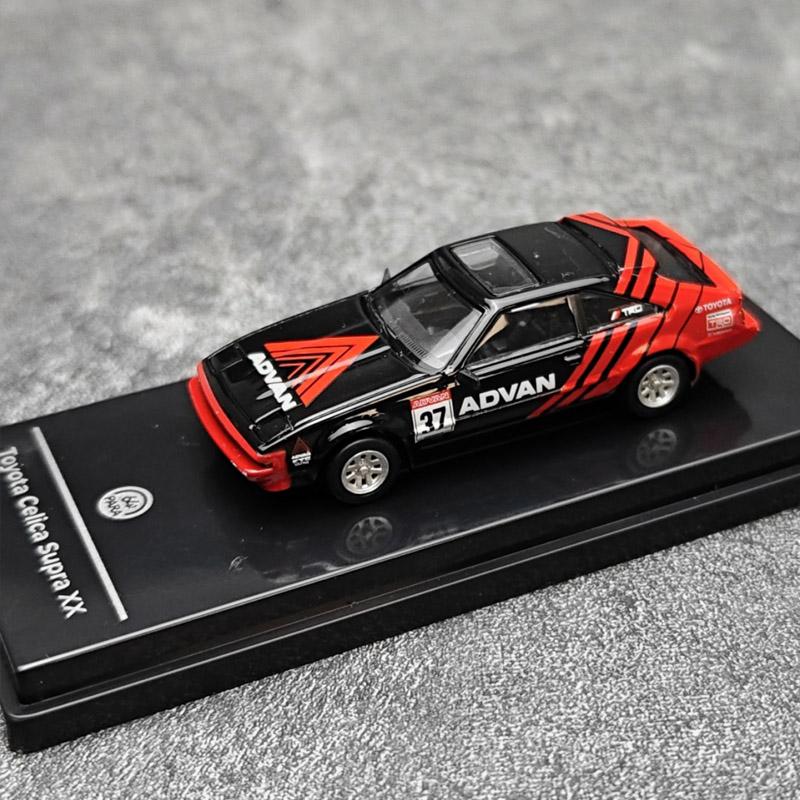 

PARA 1:64 Celica Supra XX ADVAN Alloy Car Diecasts & Toy Vehicles Car Model Miniature Scale Model Car For Children чёрный