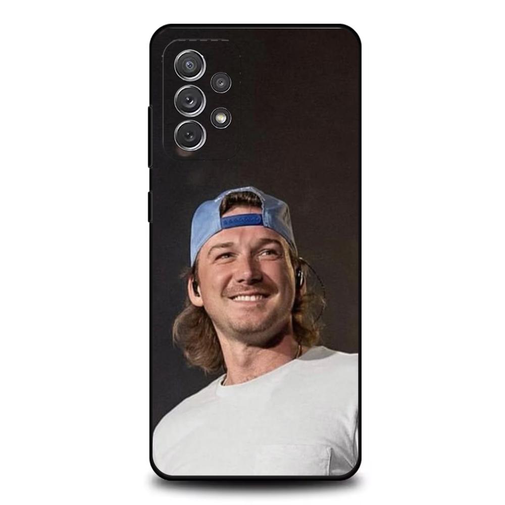 Singer Morgan W-Wallen Phone Case For Samsung S25,S24,S21,S22,S23,S30,Ultra,S20,Plus,Fe,Lite,Note,10,9,5G Black Cover